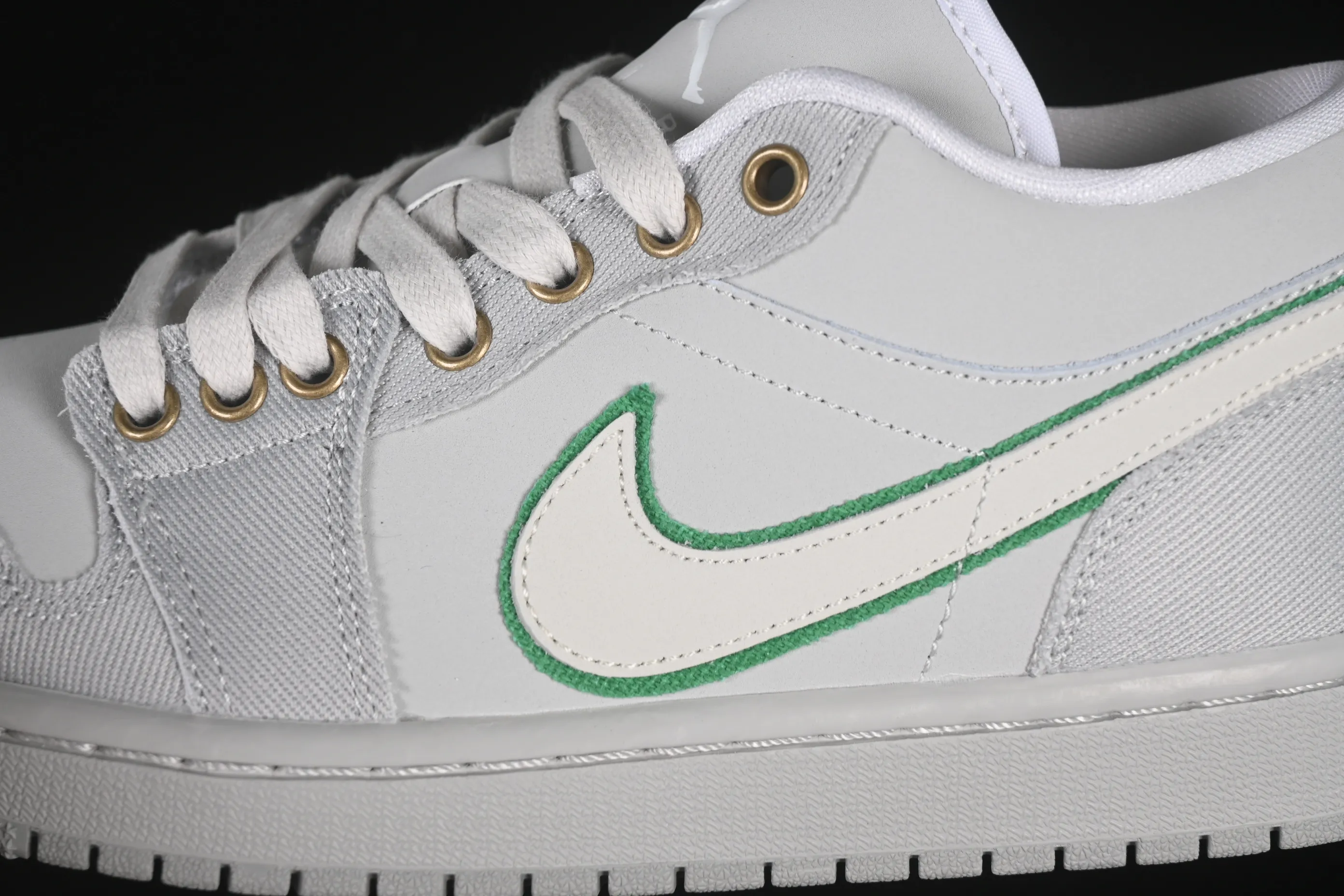 All categories Air Jordan Jordan series basketball shoes Air Jordan 1 Low Air Jordan 1 Low "Dongdan" AJ1 Joe 1 weaving gray low-top cultural casual sneakers IH3369-077